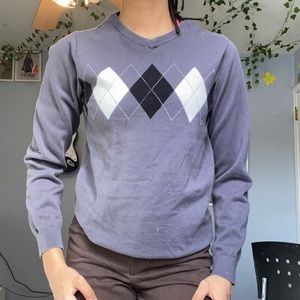 Argyle sweater